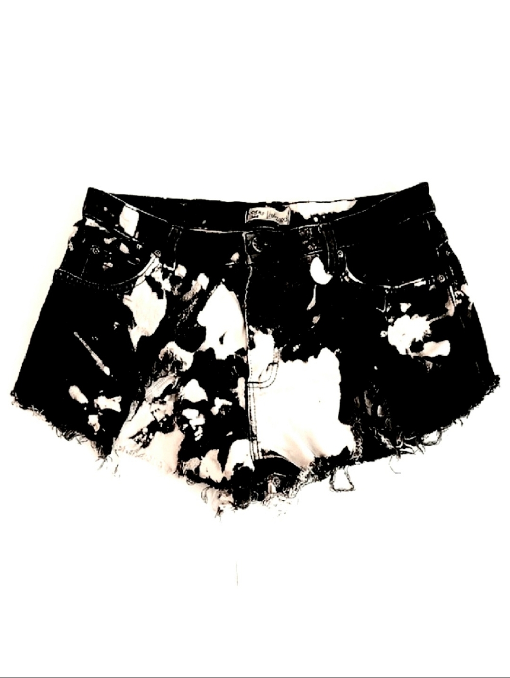 LEE RIDERS Distressed & Bleached Cut Off Shorts